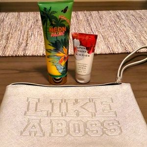 Bath & Body works/VS set w/ bag